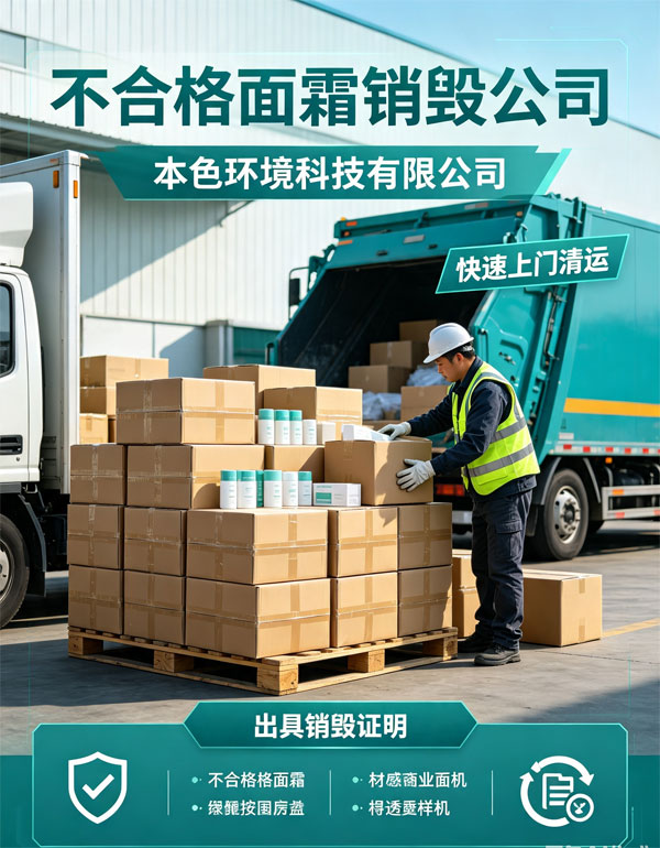 化妆品销毁公司_不合格面霜服务商