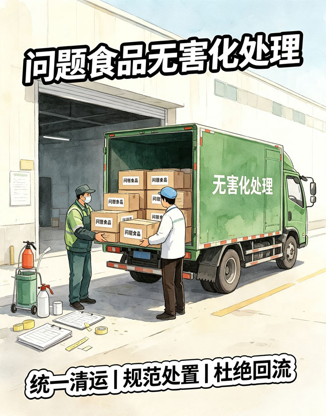问题食品无害化销毁处理