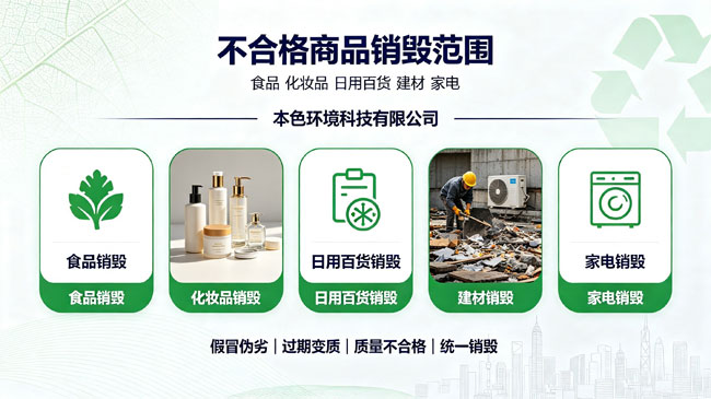 质量不合格商品销毁处理