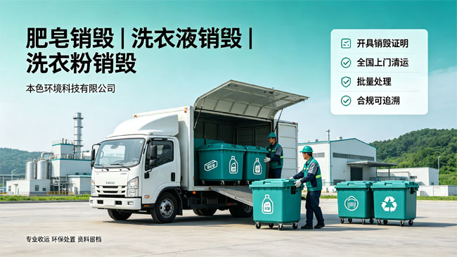 肥皂销毁、洗衣液销毁、洗衣粉销毁
