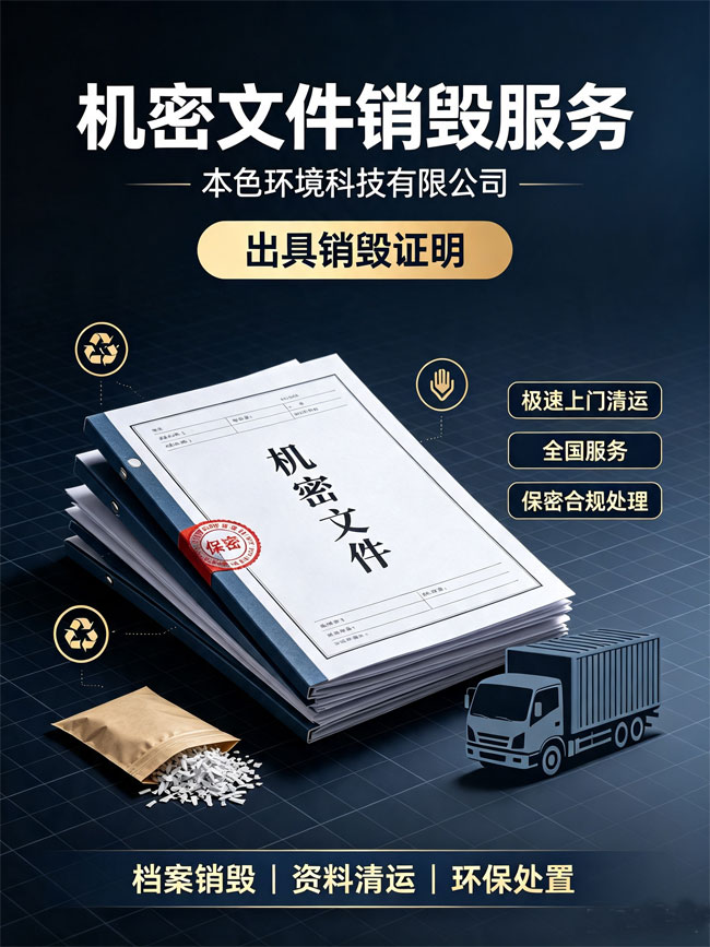 机密文件销毁_秘密载体销毁处理