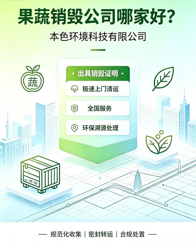 果蔬销毁处理公司哪家好？