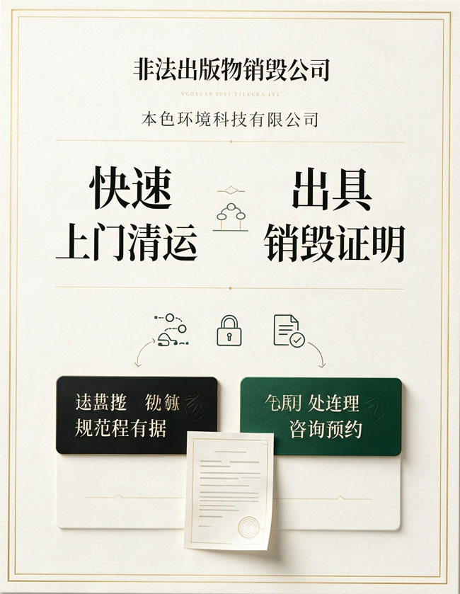 全国上门清运、销毁！出具销毁证明