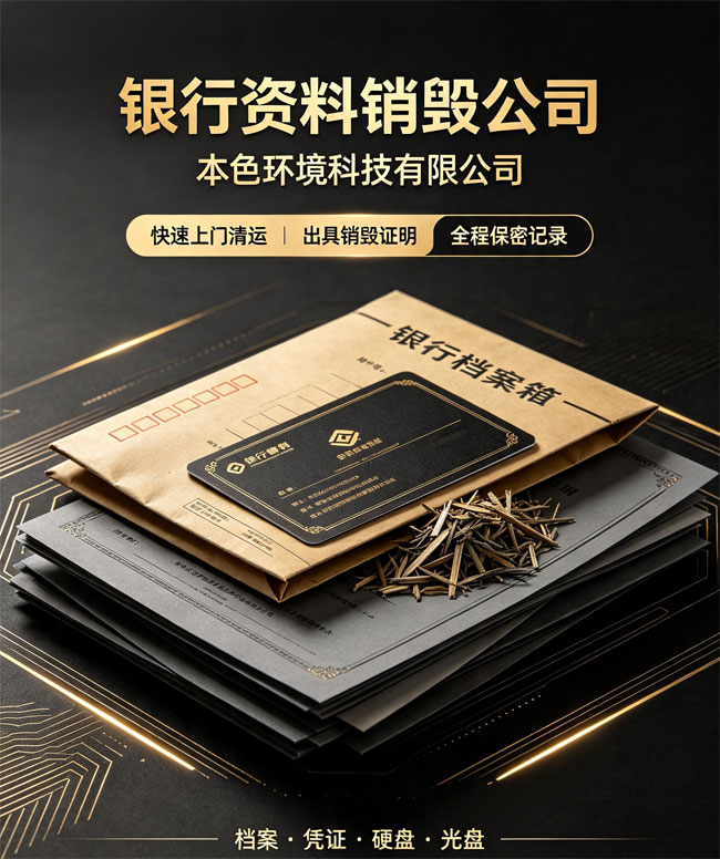银行涉密资料销毁_出具销毁证明