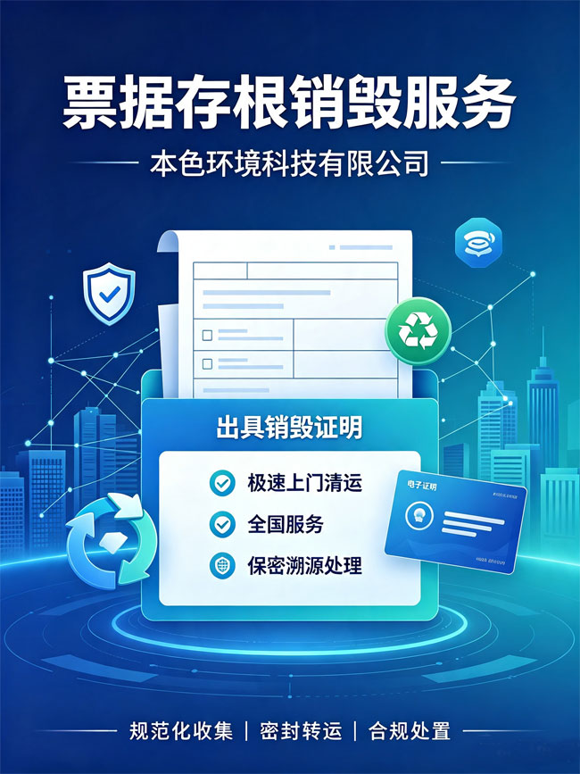 票据存根销毁处理哪家好？