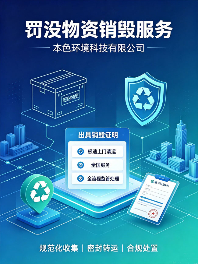 罚没物资销毁公司联系电话