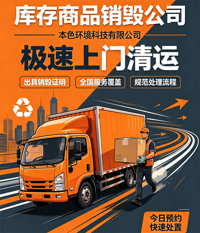 企业库存商品销毁处置公司推荐