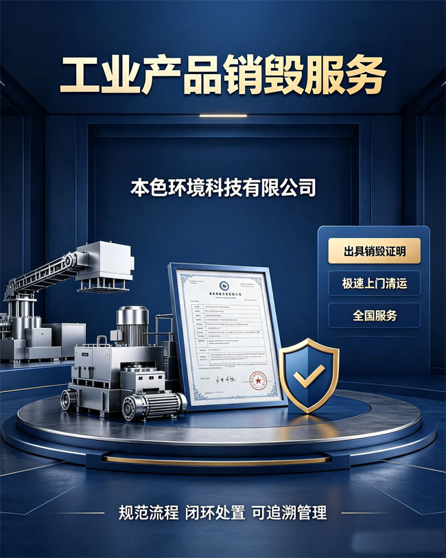 工业设备销毁处理公司