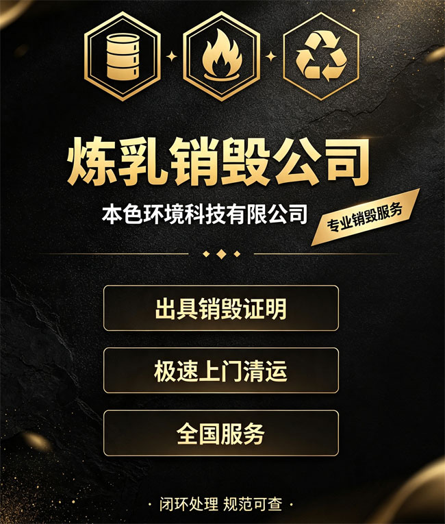炼乳销毁处理公司哪家好？