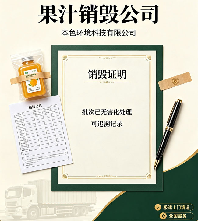 过期果汁销毁公司哪家好