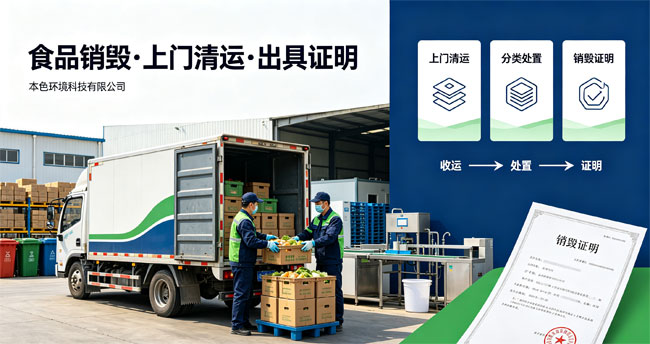 垃圾食品销毁处理公司_极速上门服务