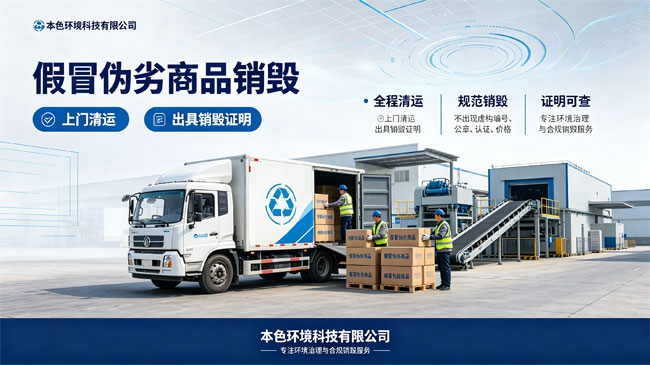 假冒伪劣商品销毁处理公司_本色环境